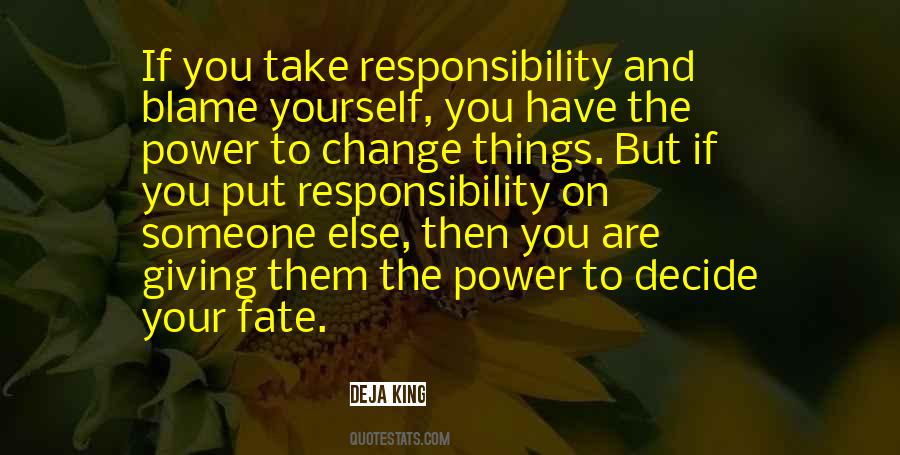 Quotes About Responsibility And Power #726397