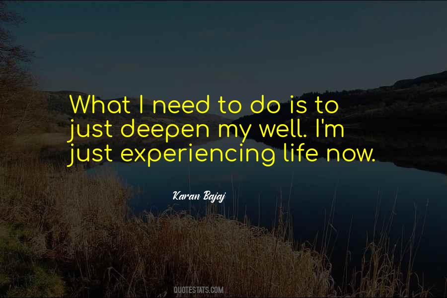 Quotes About Experiencing Life #1775229