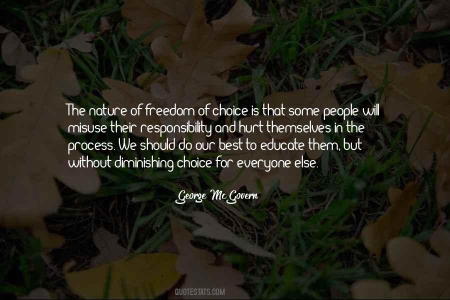 Quotes About Responsibility And Freedom #1134816