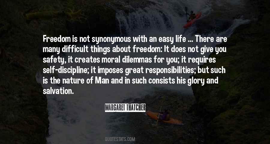 Quotes About Responsibility And Freedom #528966