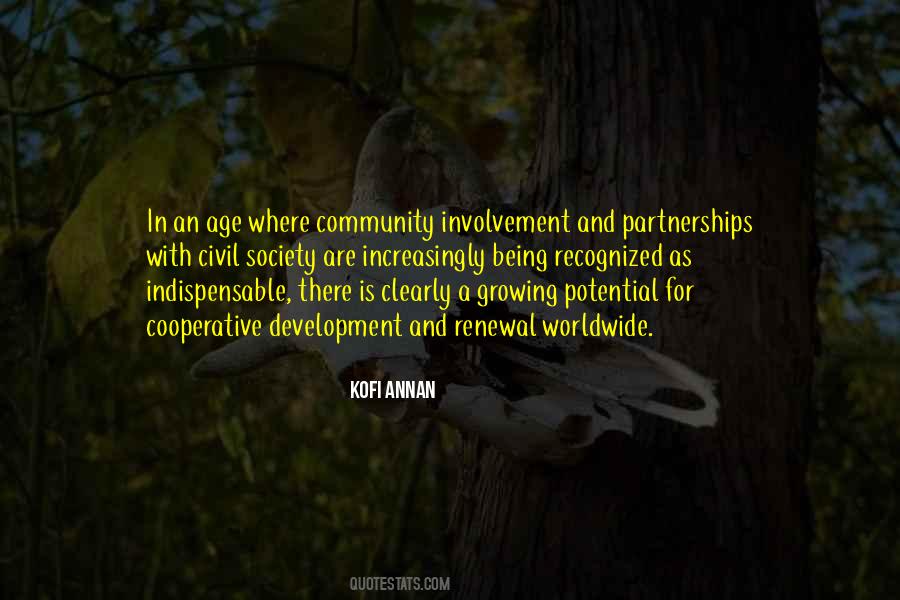 Quotes About Involvement In The Community #216902