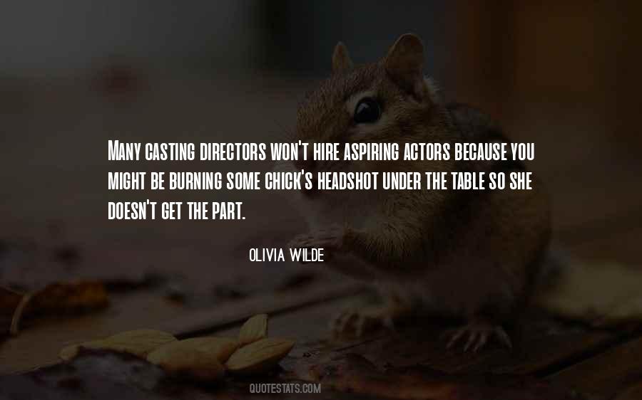Quotes About Casting Directors #1581788