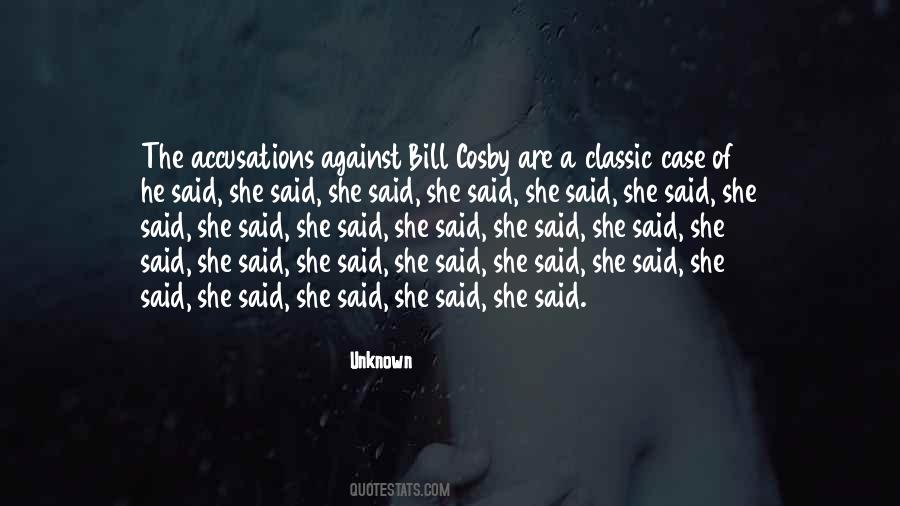 Quotes About Accusations #1378511