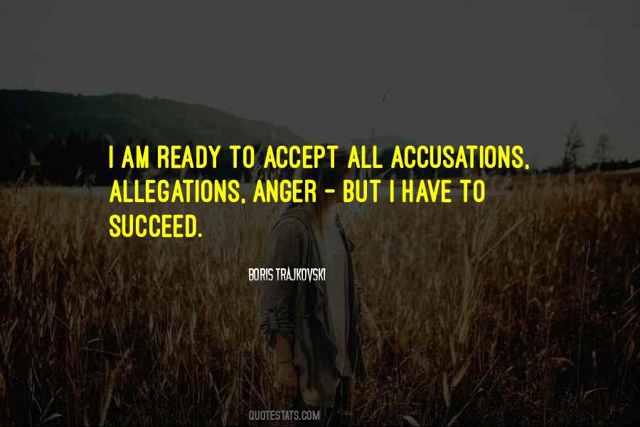 Quotes About Accusations #355672