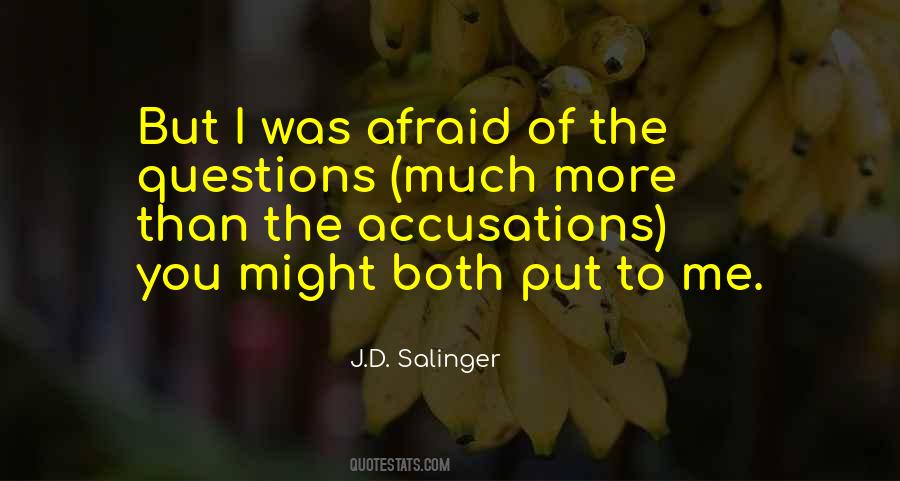 Quotes About Accusations #993522
