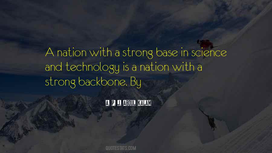 Quotes About A Strong Backbone #64947