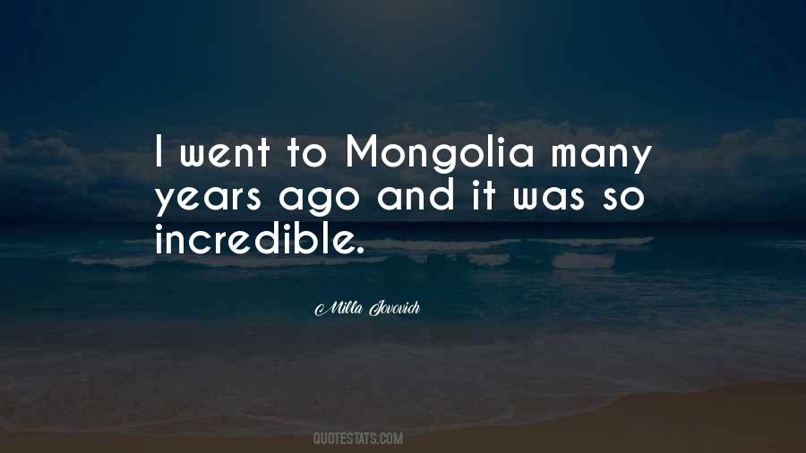 Quotes About Mongolia #1493371