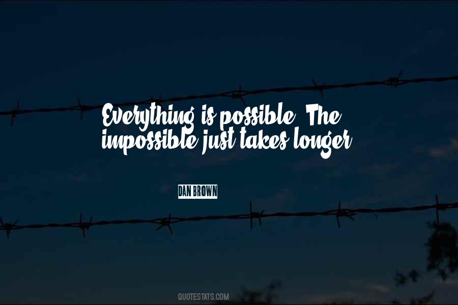 Quotes About Everything Is Possible #1303502