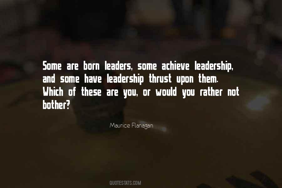 Not Leadership Quotes #109382