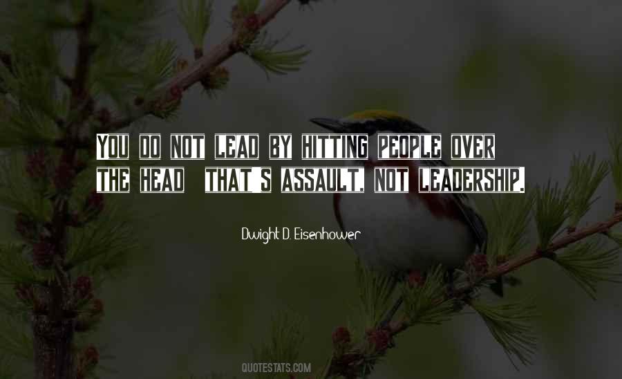 Not Leadership Quotes #574080