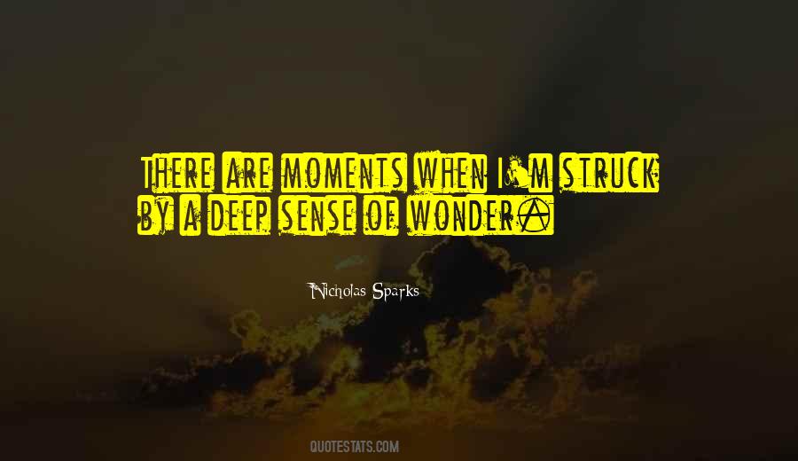 Quotes About Sense Of Wonder #1386170
