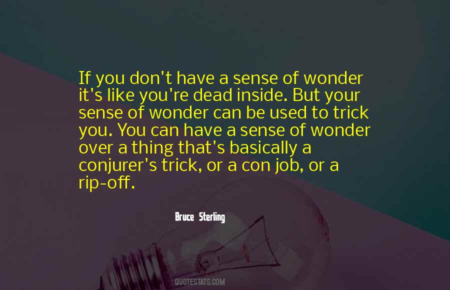 Quotes About Sense Of Wonder #1477318