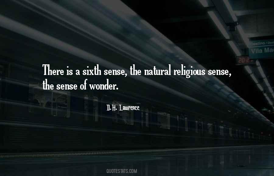 Quotes About Sense Of Wonder #196481