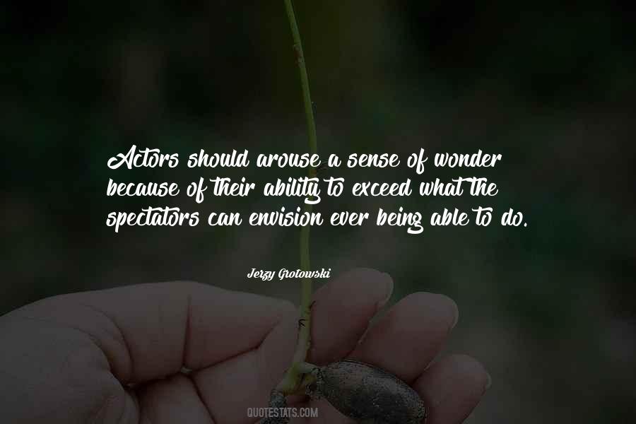 Quotes About Sense Of Wonder #36387