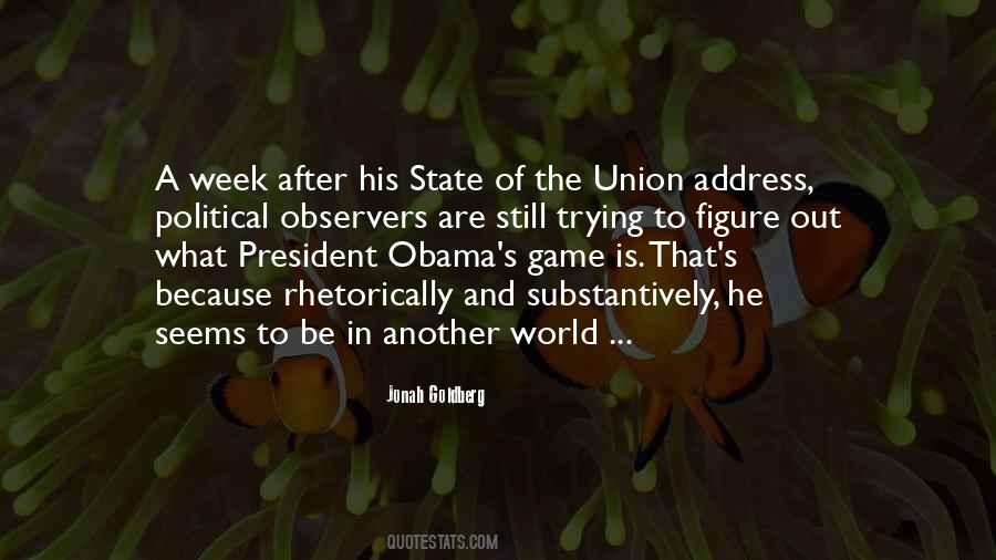 Quotes About The State Of The Union Address #124987