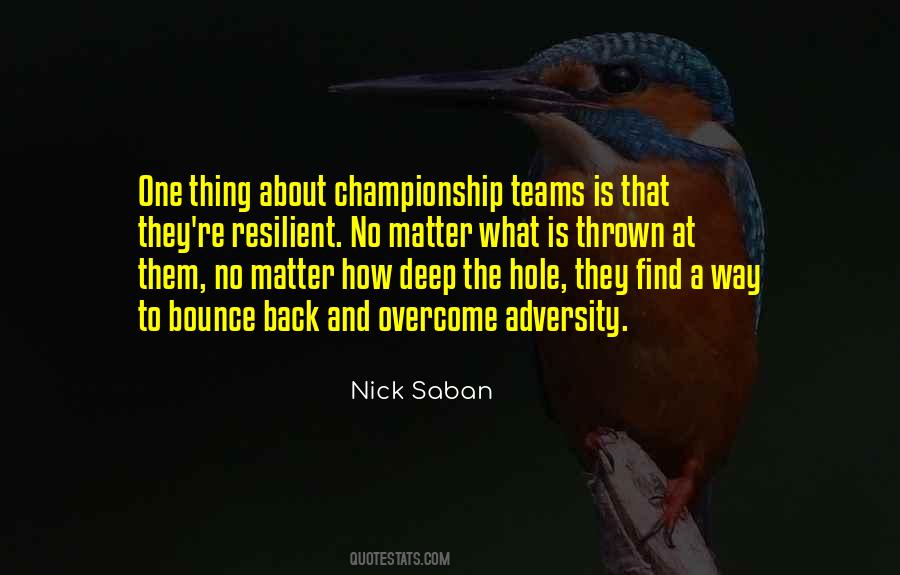 Quotes About Championship Teams #1708248