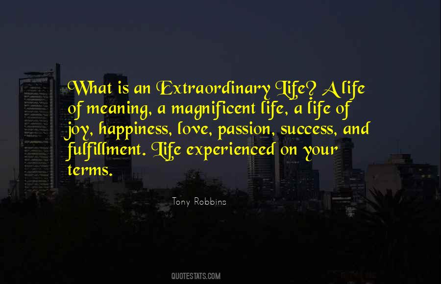 Life Fulfillment Quotes #312291