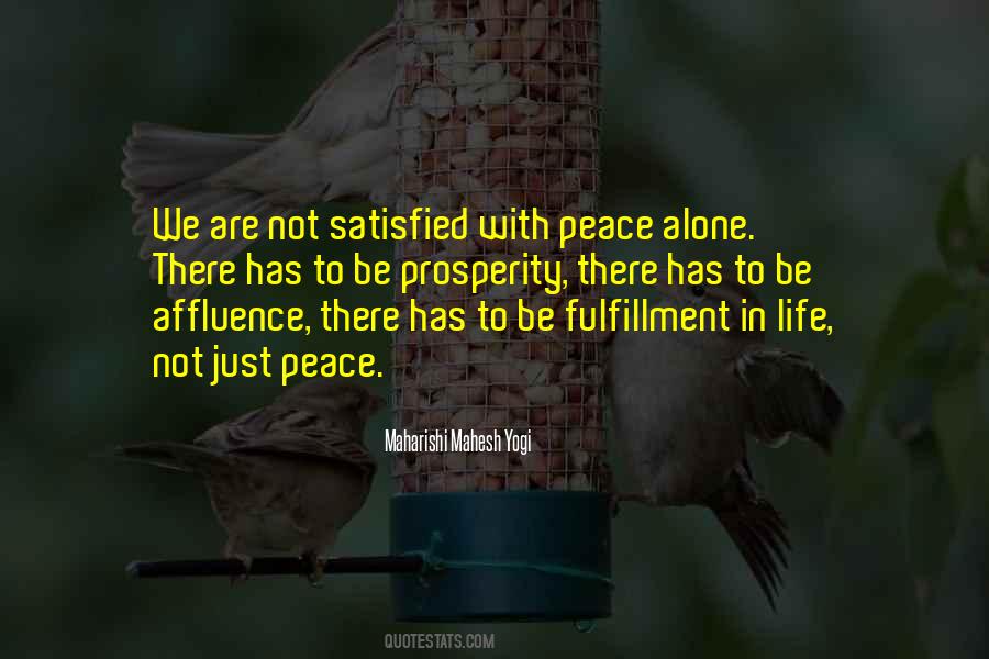 Life Fulfillment Quotes #329825