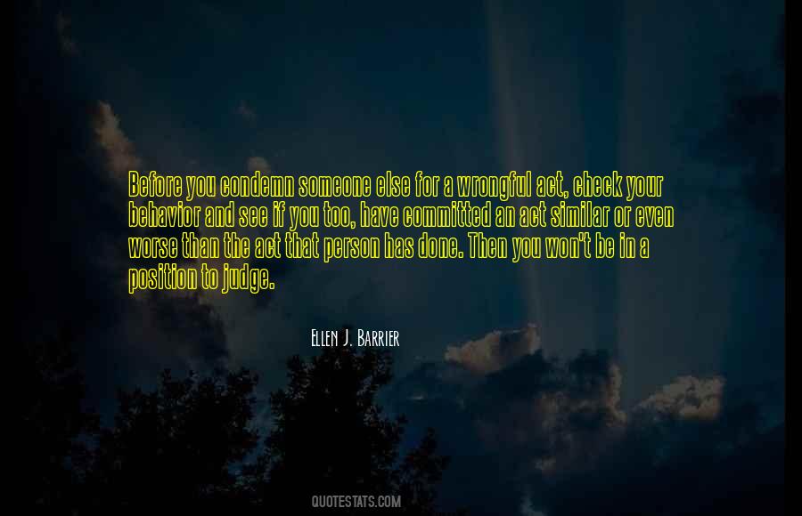 Quotes About Before You Judge Me #156418