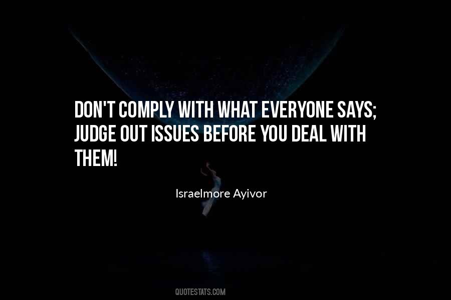 Quotes About Before You Judge Me #653833