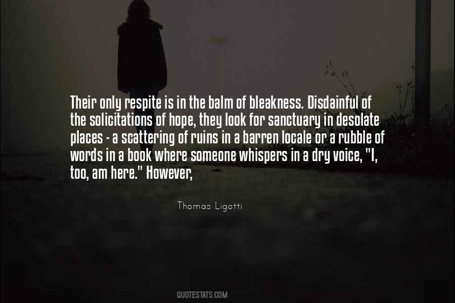 Quotes About Desolate #657228