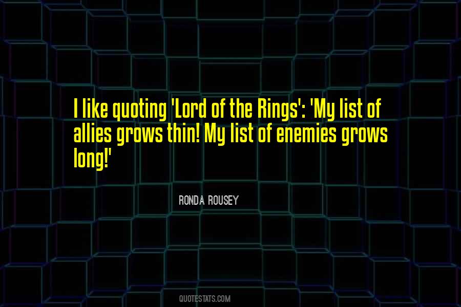 Quotes About Allies And Enemies #910842
