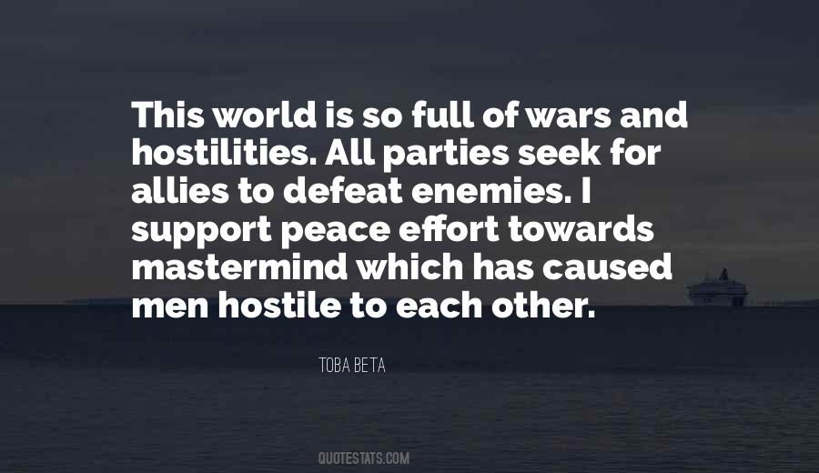 Quotes About Allies And Enemies #912115