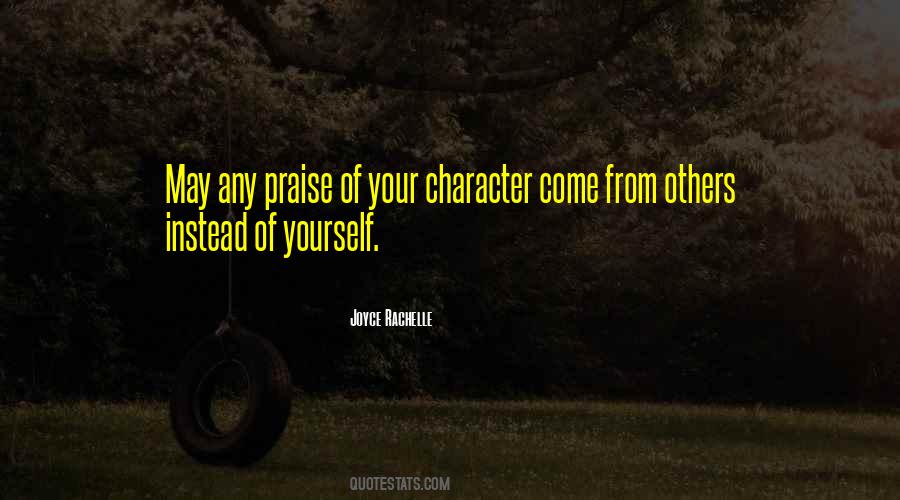 Your Character Quotes #916530