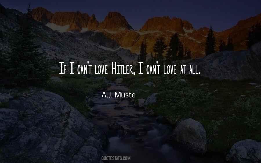 Quotes About Love Hitler #1103398