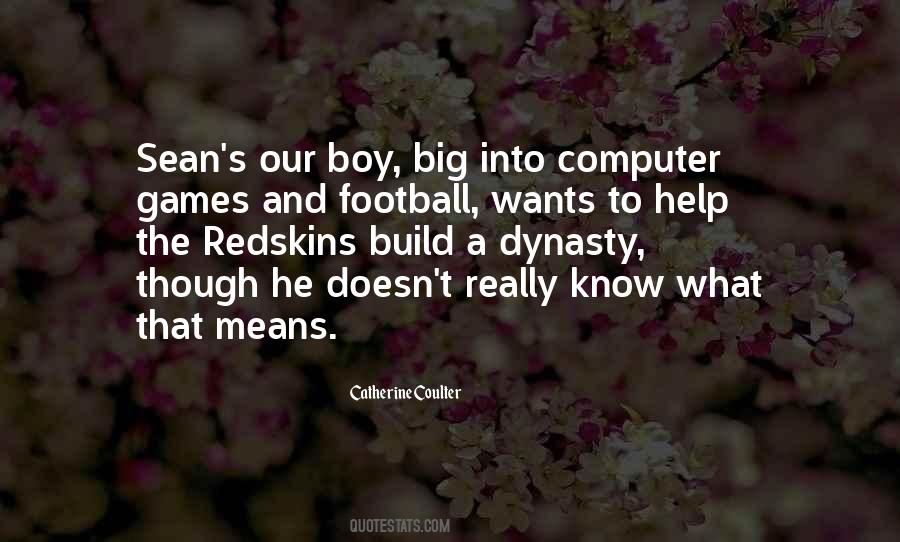Quotes About Big Games #67925