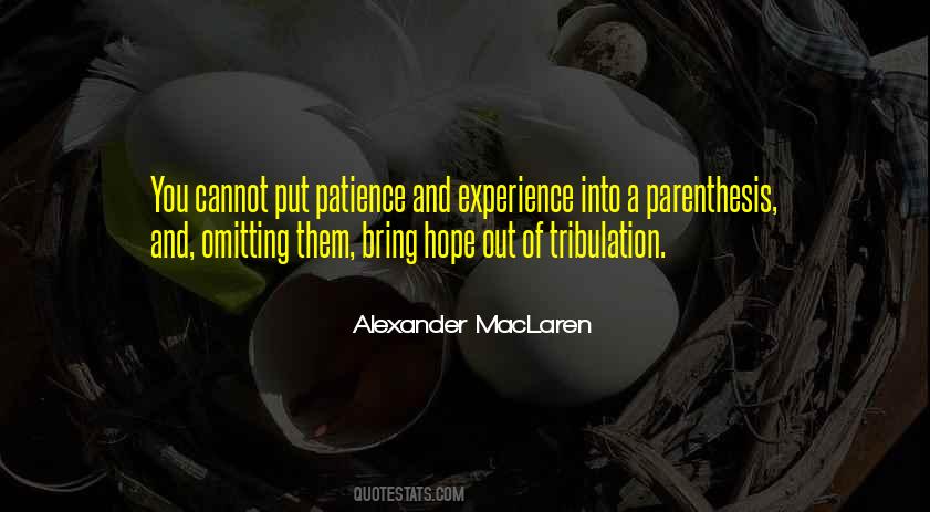 Quotes About Patience And Hope #293399