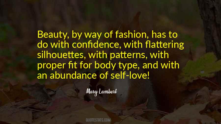 Quotes About Fashion And Confidence #1102163