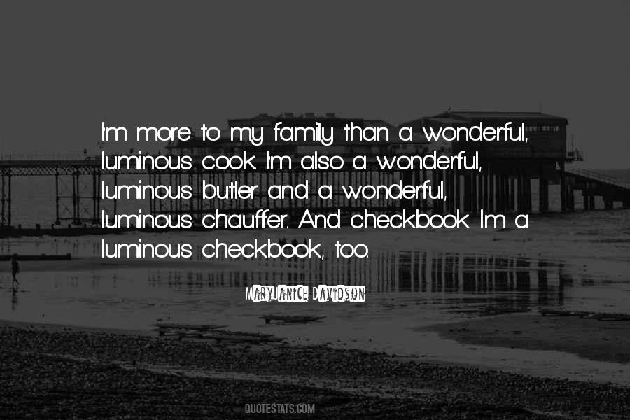Quotes About A Wonderful Family #913115