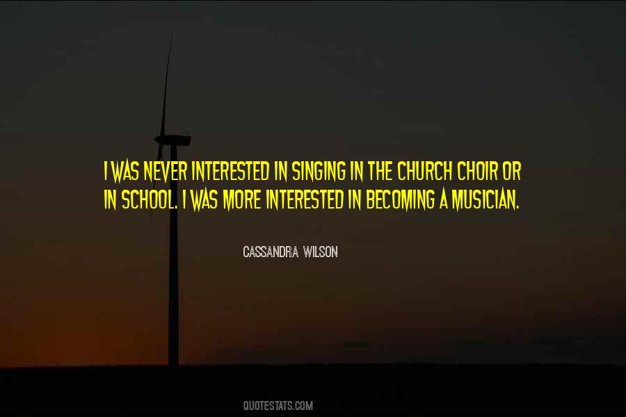Quotes About Singing In Church #1044636