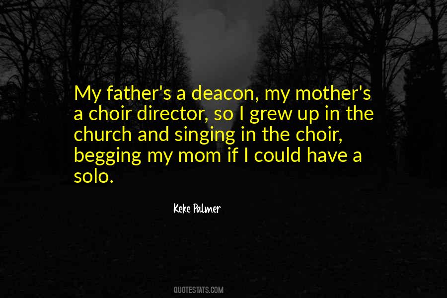 Quotes About Singing In Church #1424454