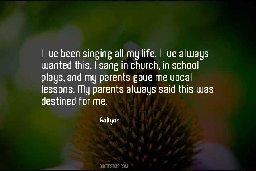 Quotes About Singing In Church #676887