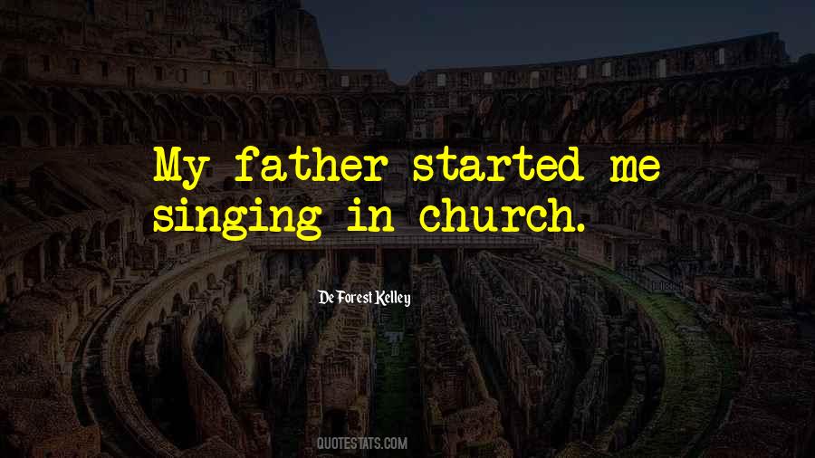Quotes About Singing In Church #747846