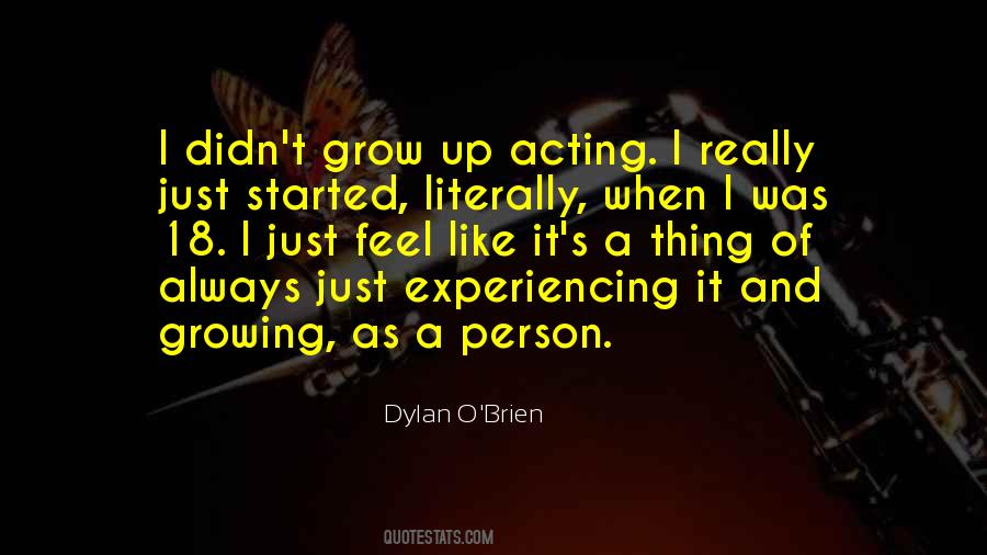 Quotes About Growing As A Person #551734