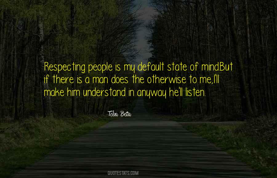 Quotes About Respecting People #1466568