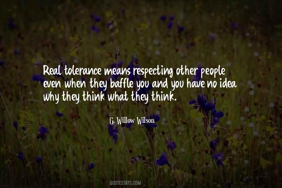 Quotes About Respecting People #155993