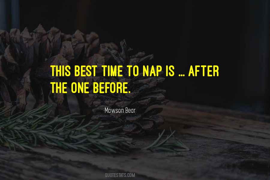 Quotes About Nap Time #602261