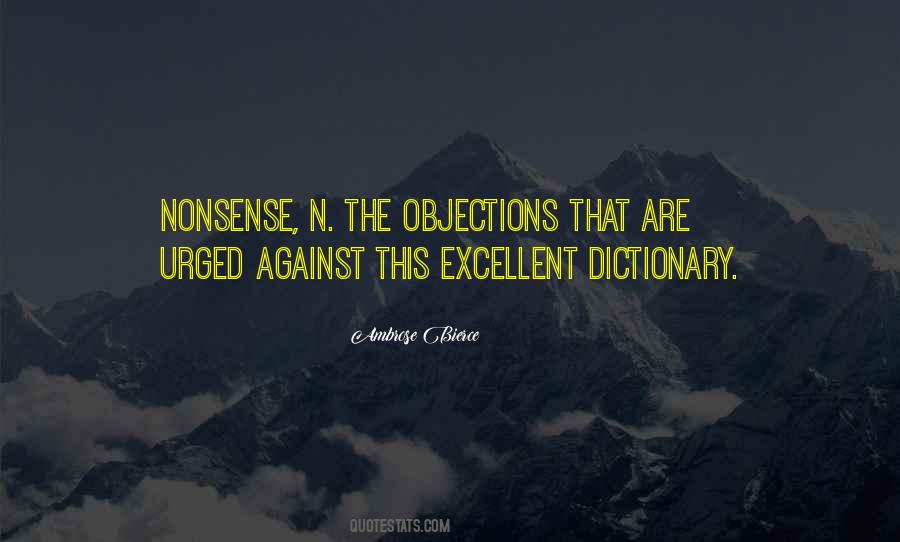 Quotes About Objections #1125714