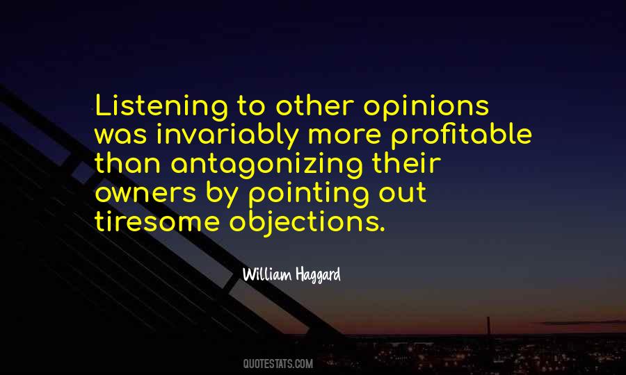 Quotes About Objections #1236472