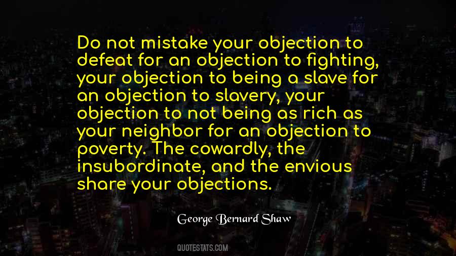 Quotes About Objections #648794