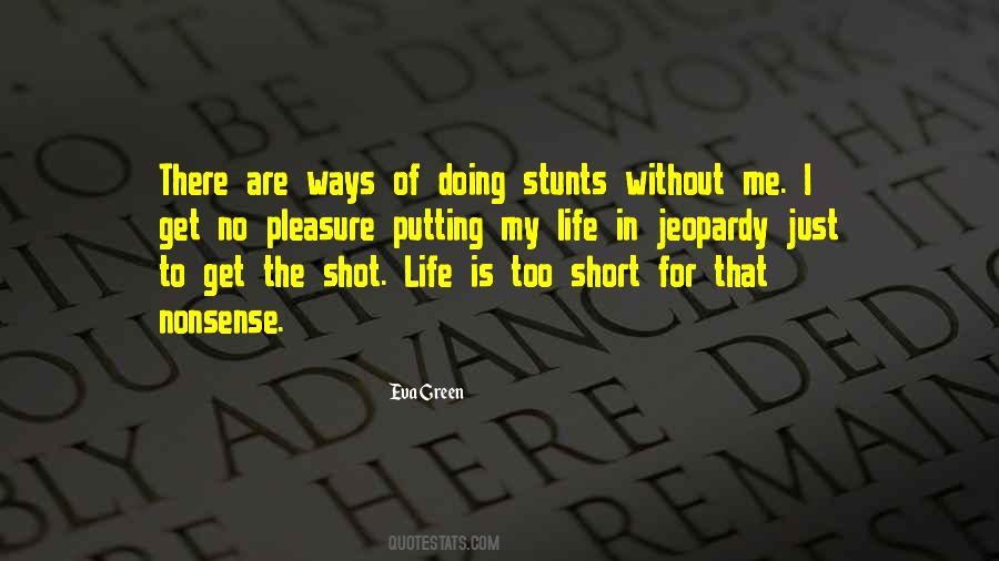 Quotes About Stunts #728681