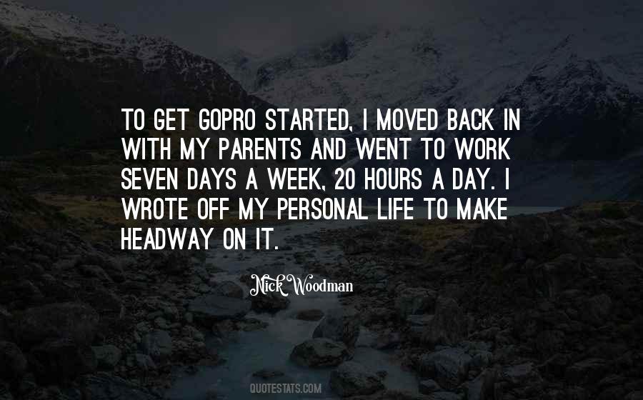 Quotes About Off Days #401450
