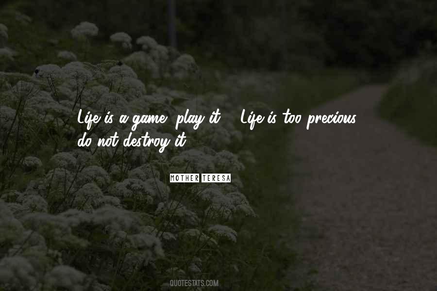 Quotes About Life Is A Game #1157172