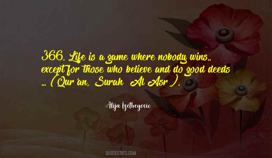 Quotes About Life Is A Game #126779