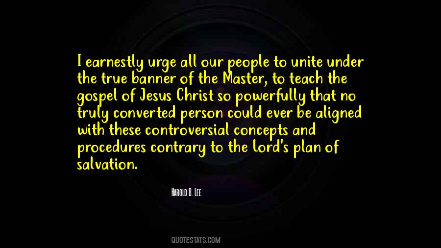 Quotes About The Plan Of Salvation #294920