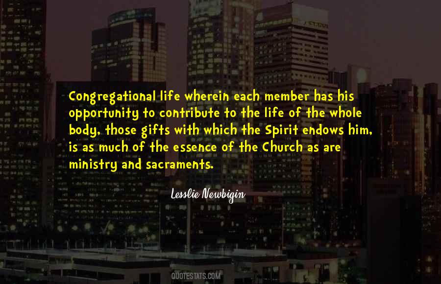 Church Body Quotes #702236